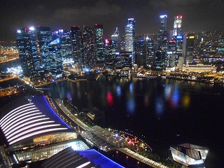 Singapur bei Nacht